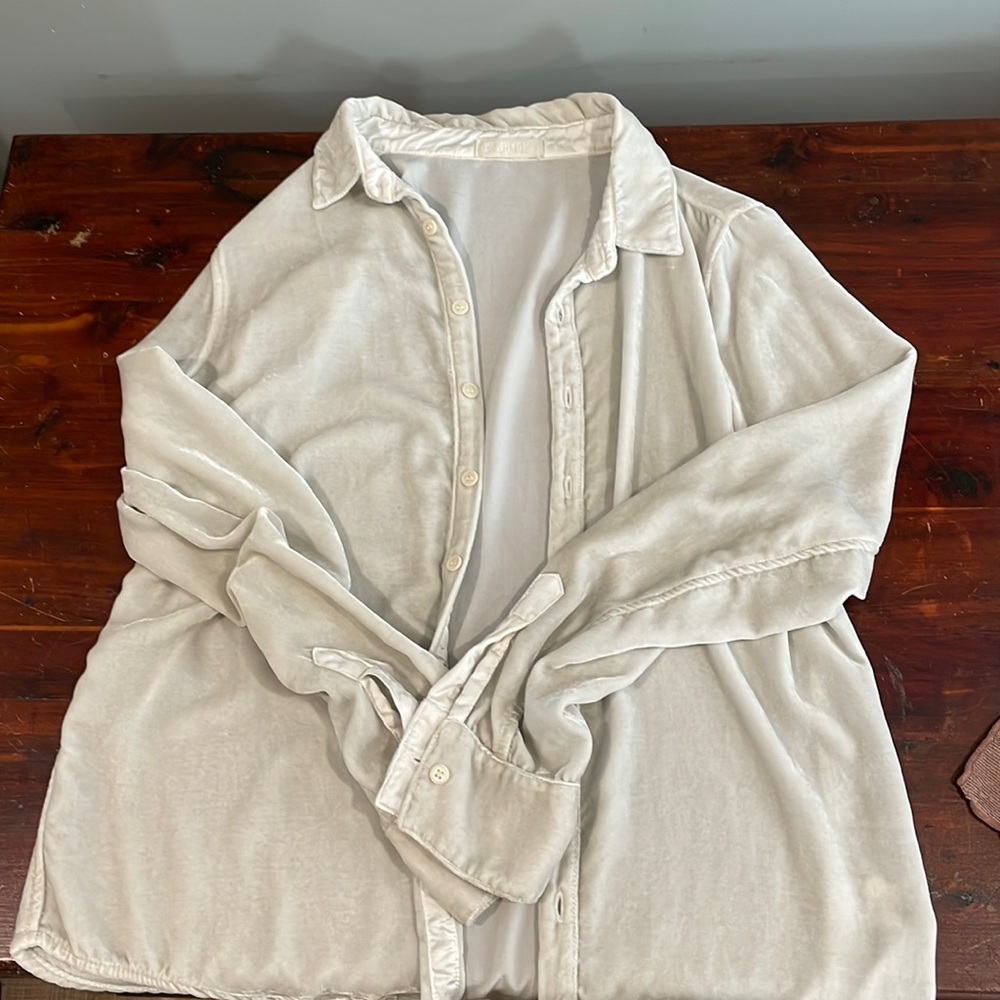 CP Shades Velvet Button Down